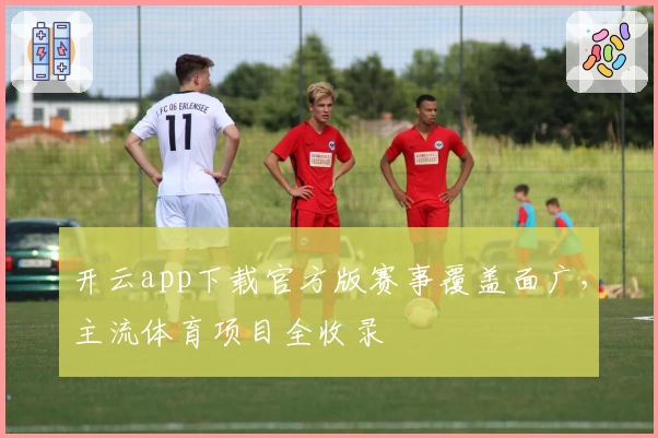 开云app下载官方版赛事覆盖面广，主流体育项目全收录